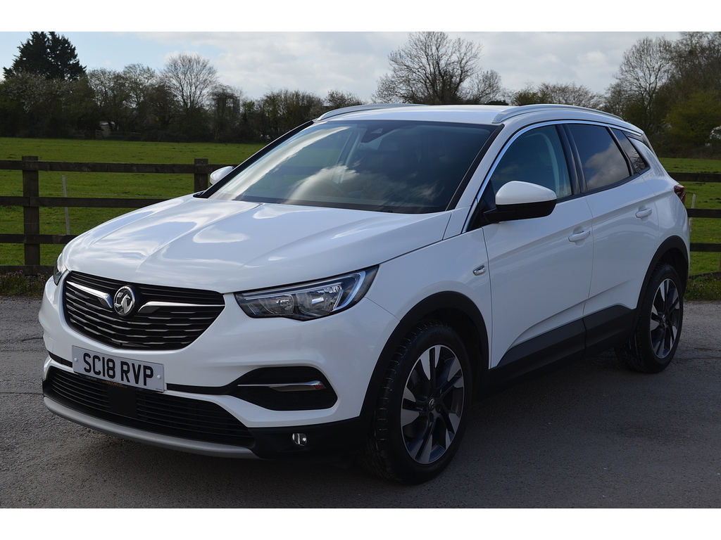 Vauxhall Grandland X Turbo Sport Nav SC18RVP White #4