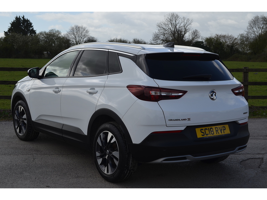 Vauxhall Grandland X Turbo Sport Nav SC18RVP White #6