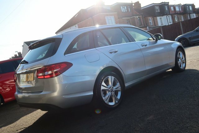 Mercedes-Benz C Class 2017 2.1 C220d Se Executive Edition Estate Die KS17MFF Silver #3
