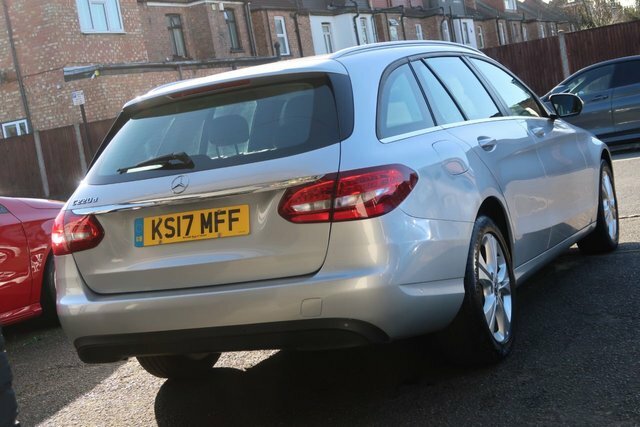 Mercedes-Benz C Class 2017 2.1 C220d Se Executive Edition Estate Die KS17MFF Silver #4
