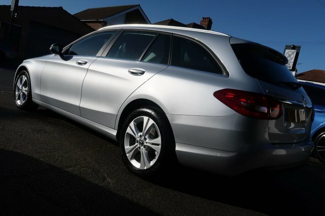 Mercedes-Benz C Class 2017 2.1 C220d Se Executive Edition Estate Die KS17MFF Silver #6