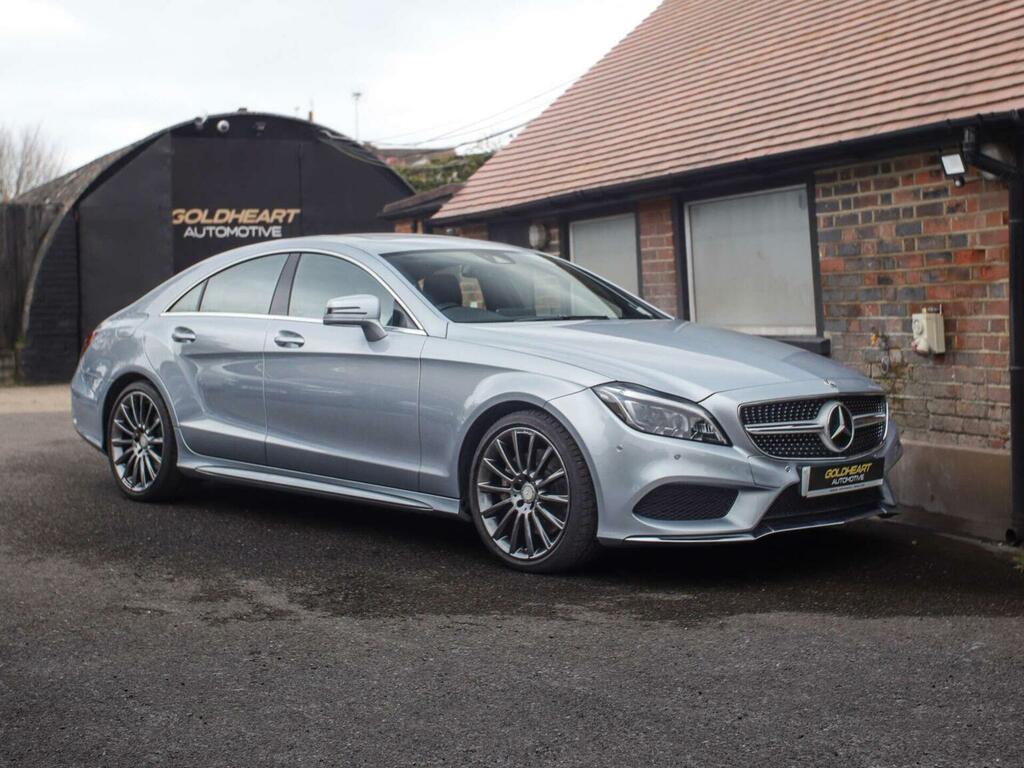 Mercedes-Benz CLS 3.0 Cls350d V6 Amg Line Premium Coupe G-tronic Silver #3