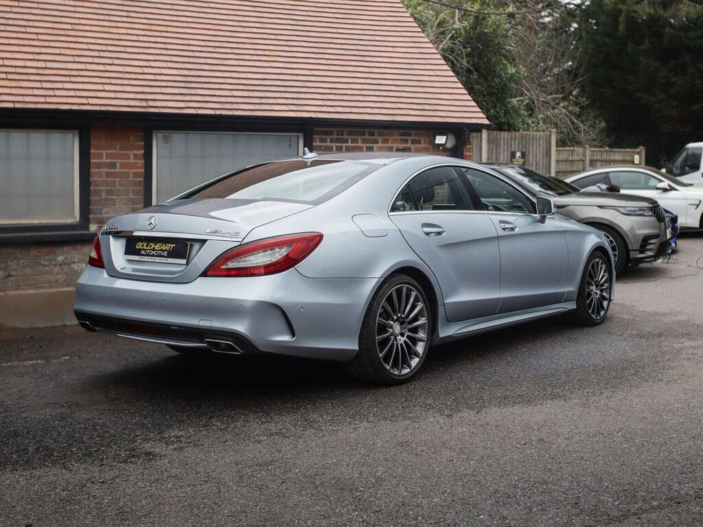 Mercedes-Benz CLS 3.0 Cls350d V6 Amg Line Premium Coupe G-tronic Silver #5