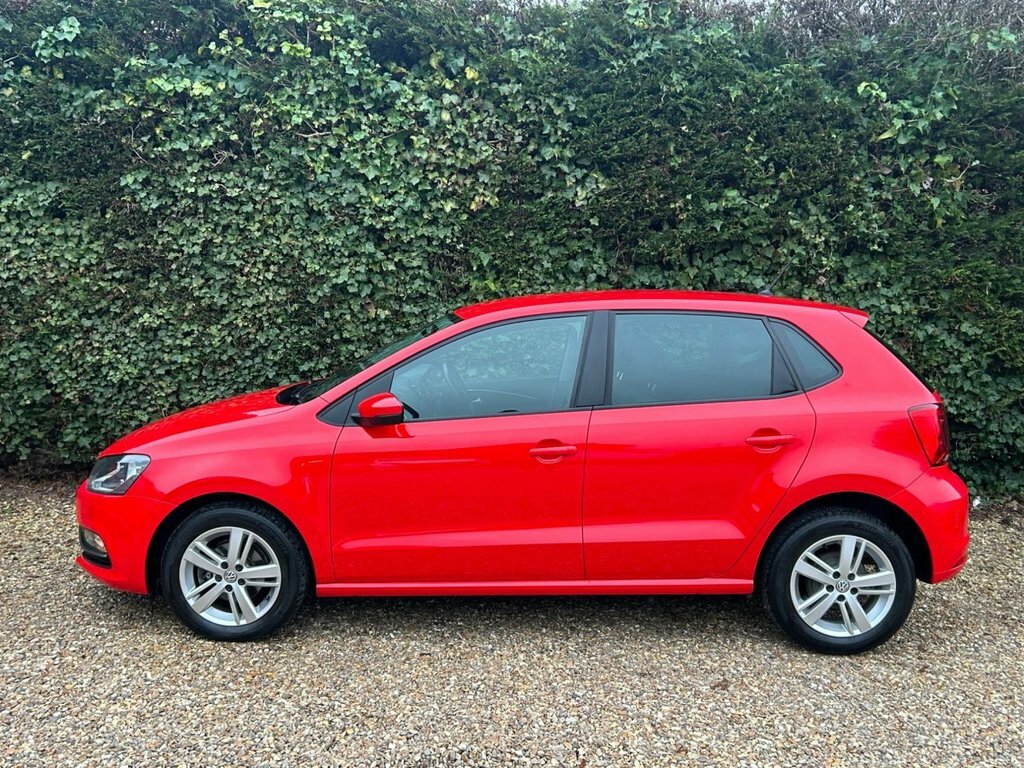 Volkswagen Polo 1.0 Bluemotion Tech Match Hatchback Man BD17TYT Red #4