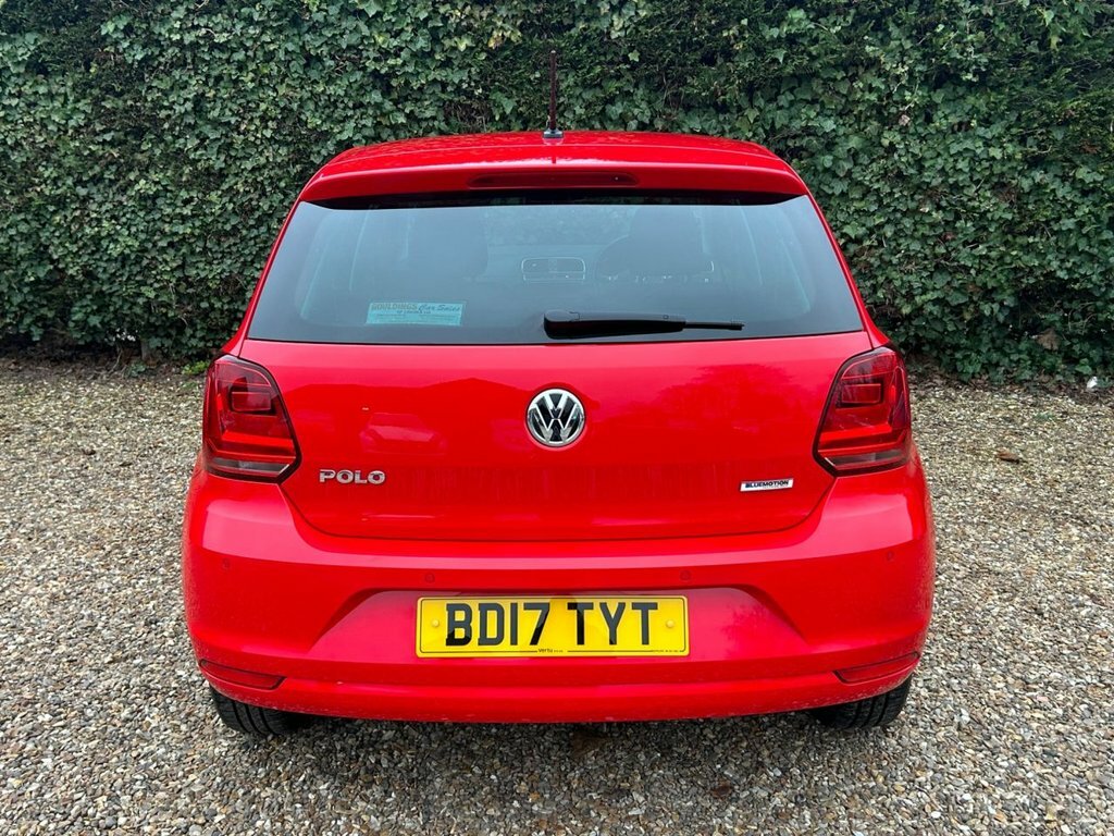 Volkswagen Polo 1.0 Bluemotion Tech Match Hatchback Man BD17TYT Red #6