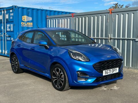 Ford Puma St-line Mhev. Sat SG71OFY Blue #3