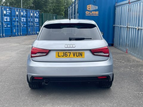 Audi A1 Sportback Tdi Black LJ67VUN Silver #6