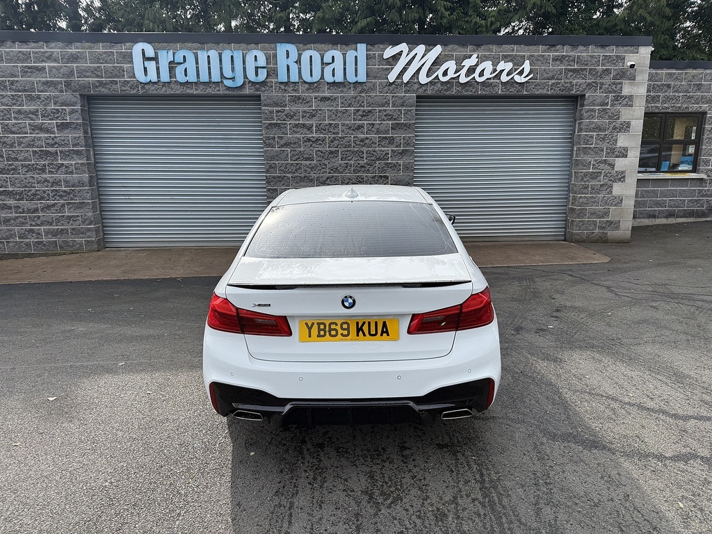 BMW 5 Series 520D Mht M Sport U1863 Ulez YB69KUA White #4