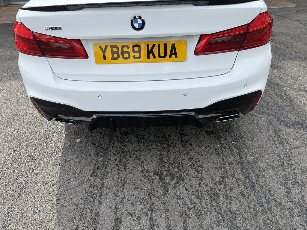 BMW 5 Series 520D Mht M Sport U1863 Ulez YB69KUA White #6