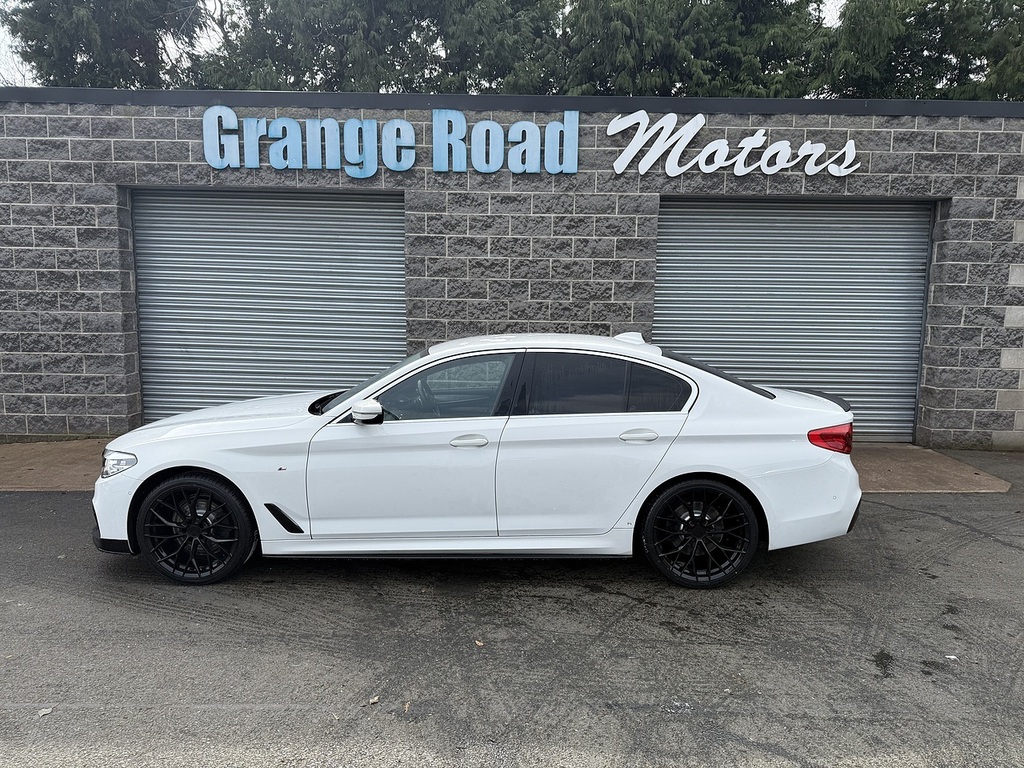 BMW 5 Series 520D Mht M Sport U1863 Ulez YB69KUA White #3