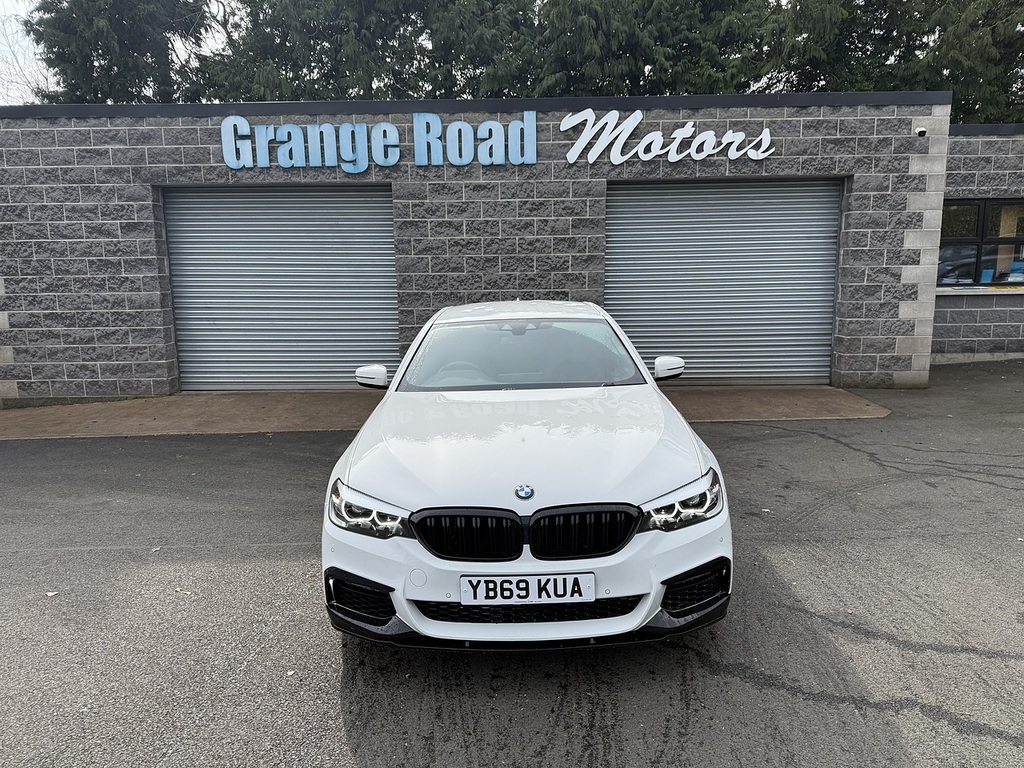 BMW 5 Series 520D Mht M Sport U1863 Ulez White