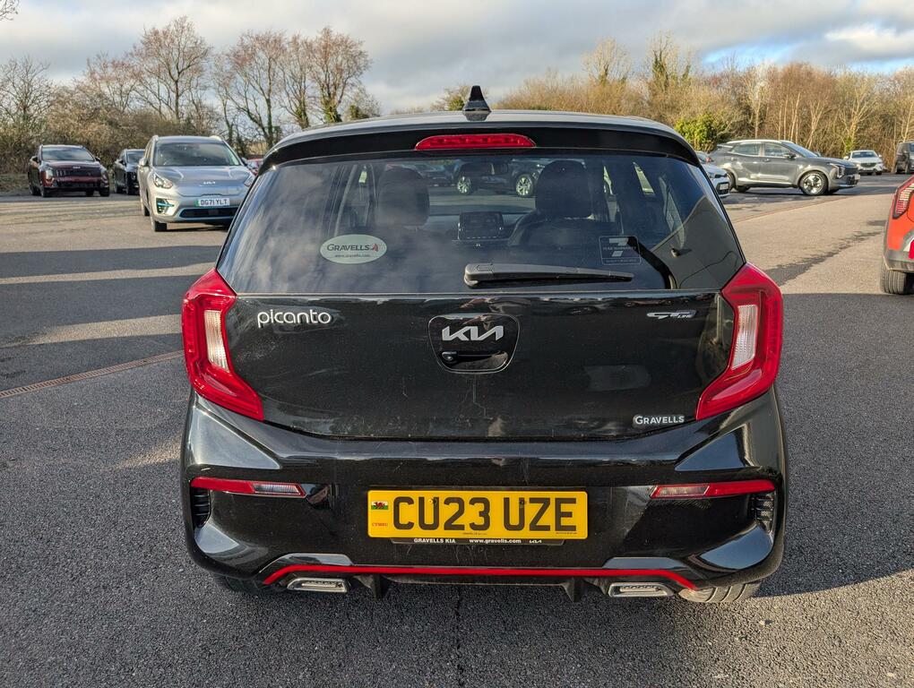 Kia Picanto 1.0 Dpi Gt-line Hatchback Amt Euro 6 S CU23UZE Black #4