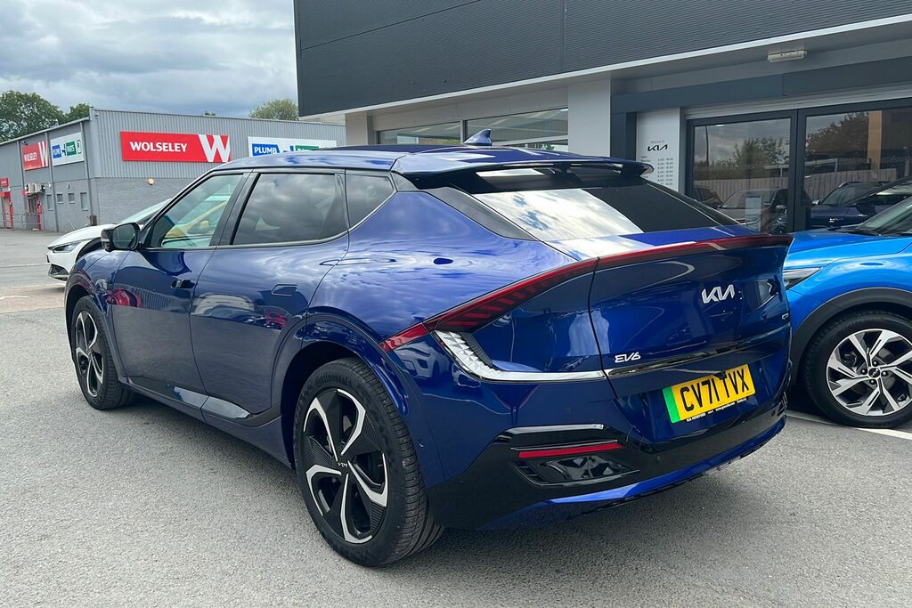 Kia EV6 77.4Kwh Gt-line S Hatchback 225 CV71TVX Blue #3