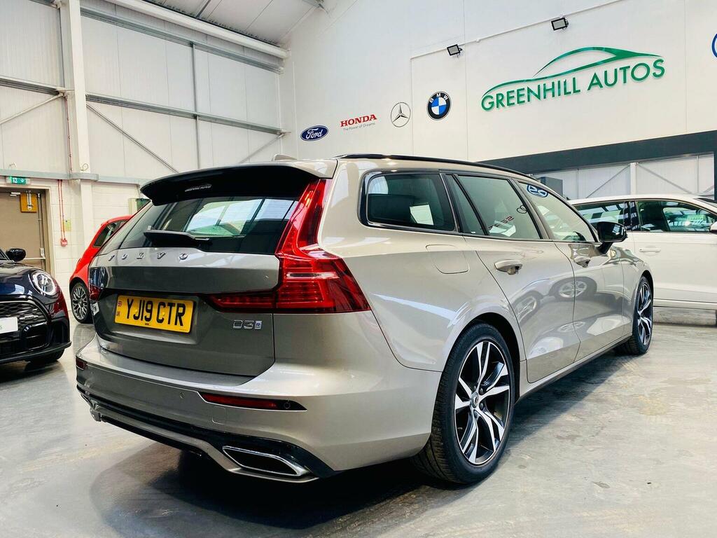 Volvo V60 Estate 2.0 D3 R-design Euro 6 Ss 201919 YJ19CTR Grey #4