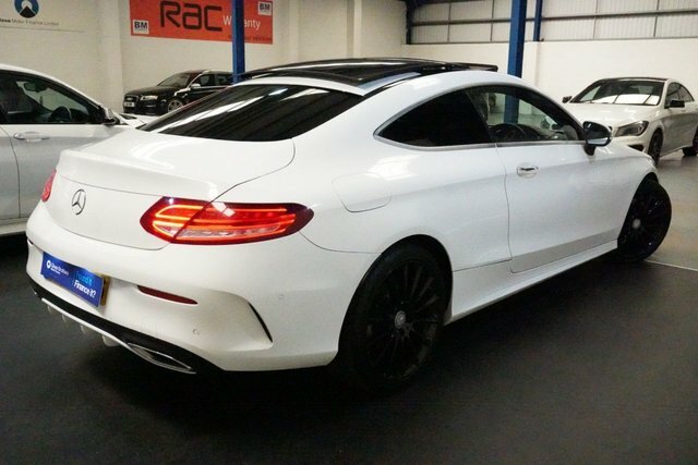 Mercedes-Benz C Class C250d Amg Line Premium LK66KZS White #6