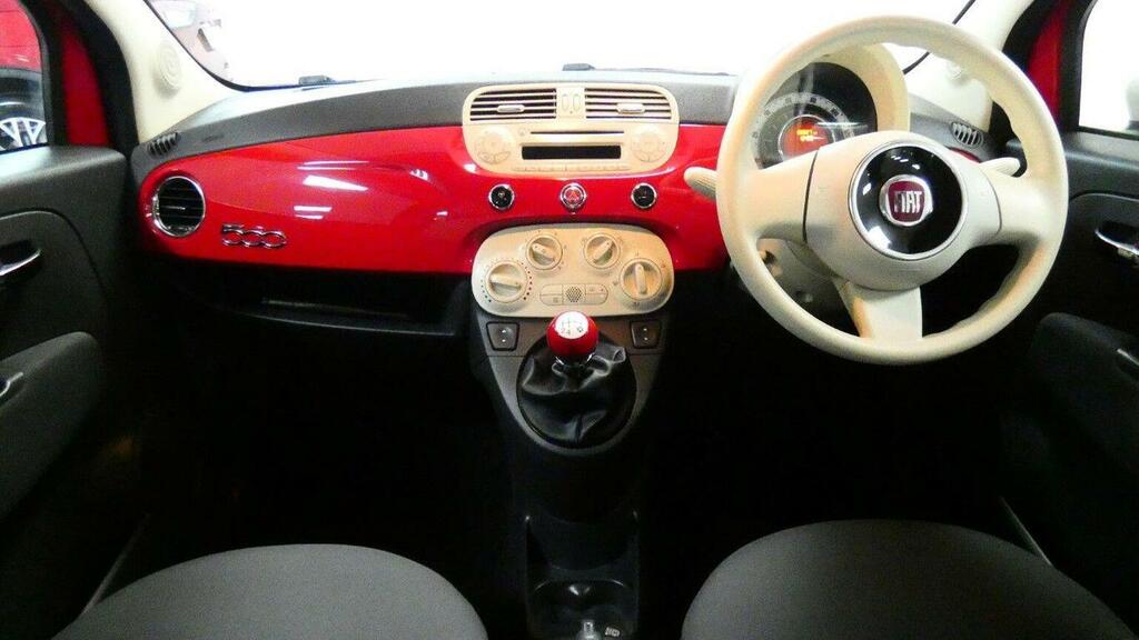 Fiat 500 Hatchback 1.2 Colour Therapy Euro 5 Ss 201 WU63FKF Red #6