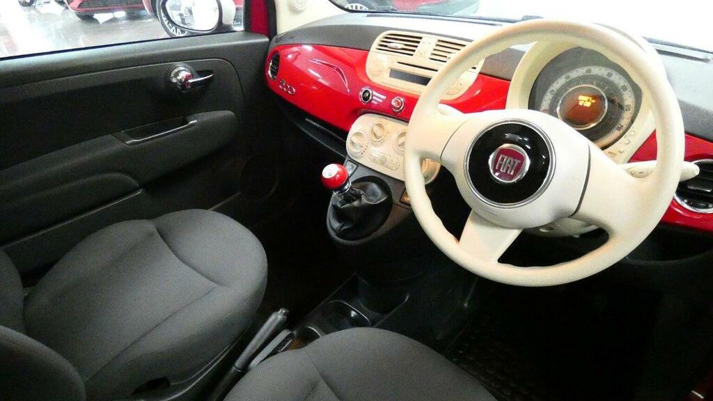 Fiat 500 Hatchback 1.2 Colour Therapy Euro 5 Ss 201 WU63FKF Red #5