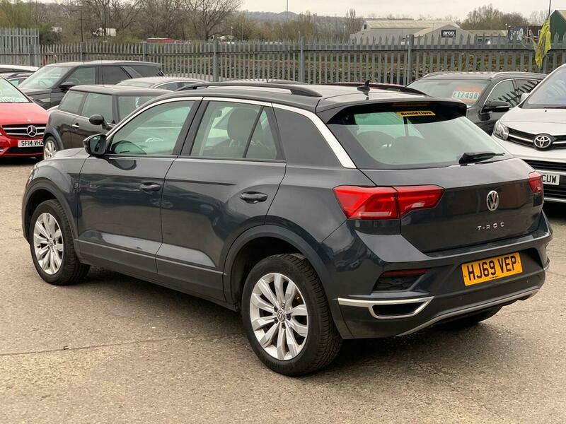 Volkswagen T-Roc 1.6 Tdi Se Euro HJ69VEP Grey #4