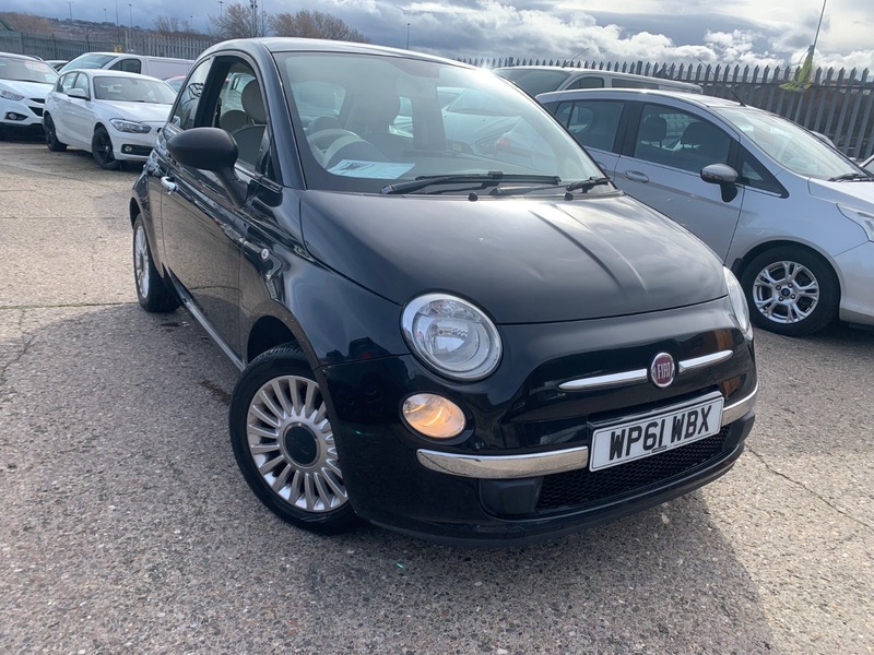 Fiat 500 1.2 Lounge Euro 5 WP61WBX Black #3