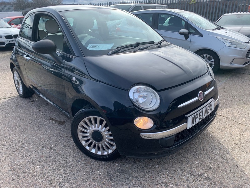 Fiat 500 1.2 Lounge Euro 5 WP61WBX Black #2