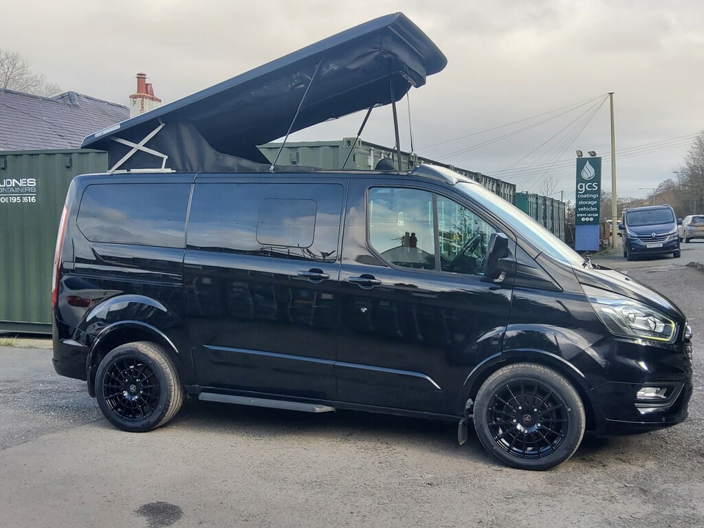 Ford Tourneo Custom Camper Van 2.0 310 Ecoblue Titanium 201868 Black #3