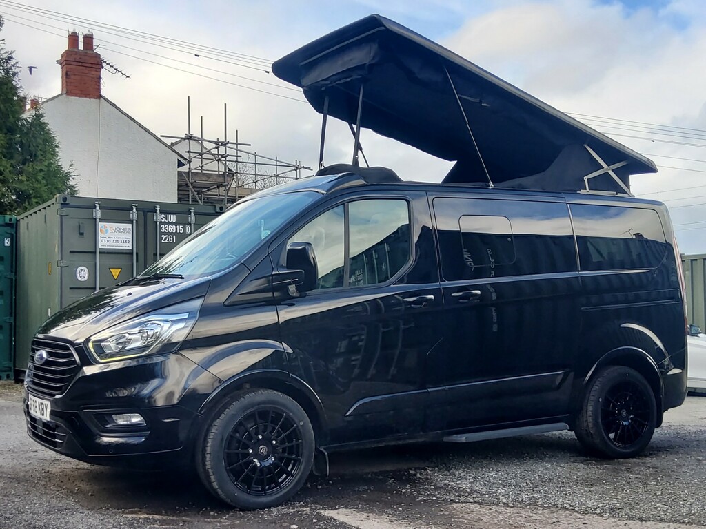 Ford Tourneo Custom Camper Van 2.0 310 Ecoblue Titanium 201868 Black #6