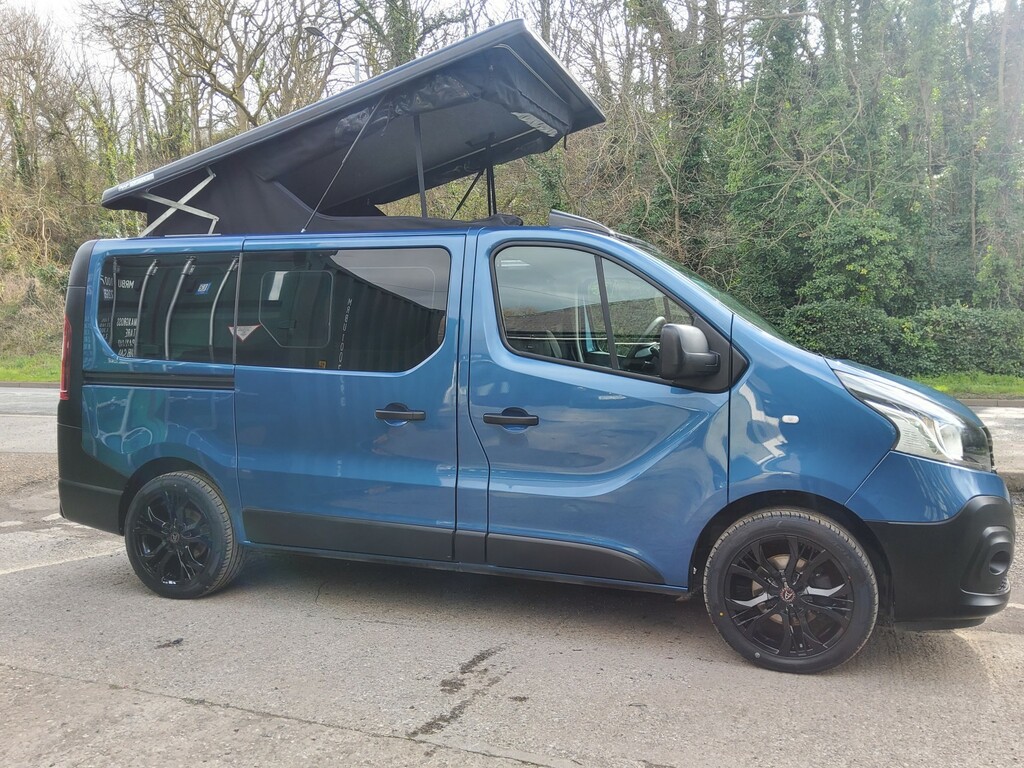 Renault Trafic Camper Van 1.6 Sl27 Dci 120 Business My18 201919 OU19CDE Blue #3