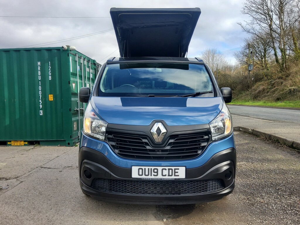Renault Trafic Camper Van 1.6 Sl27 Dci 120 Business My18 201919 OU19CDE Blue #4