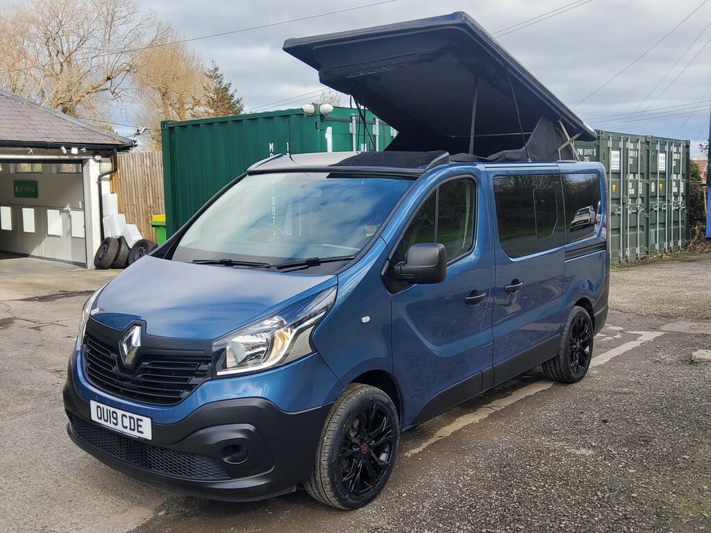Renault Trafic Camper Van 1.6 Sl27 Dci 120 Business My18 201919 OU19CDE Blue #5