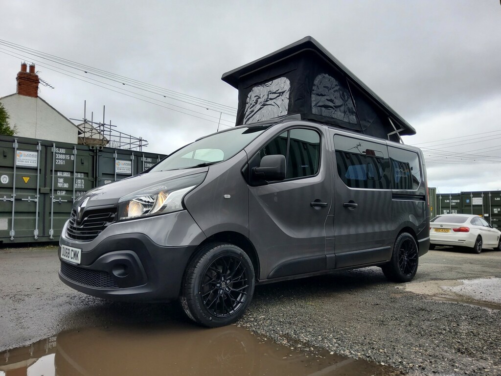 Renault Trafic Camper Van 1.6 Sl27 Energy Dci 95 Business 20186 OU68CMK Grey #5