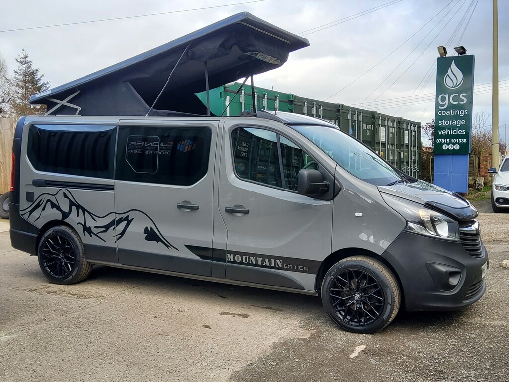 Vauxhall Vivaro Camper Van 1.6 Cdti 2900 Biturbo Ecoflex 201767 NK67DTN Grey #2
