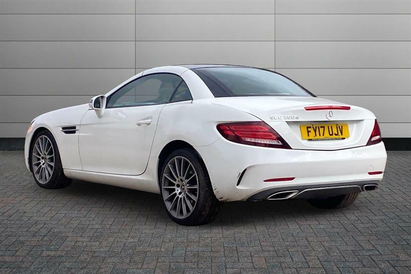 Mercedes-Benz SLC Slc250d Amg Line Convertible FY17UJV White #2