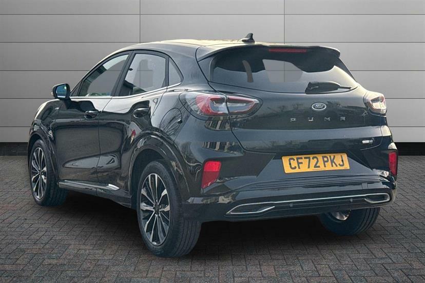 Ford Puma 1.0 Ecoboost Hybr Mhev 155 St-line Vignale Dct CF72PKJ Black #3