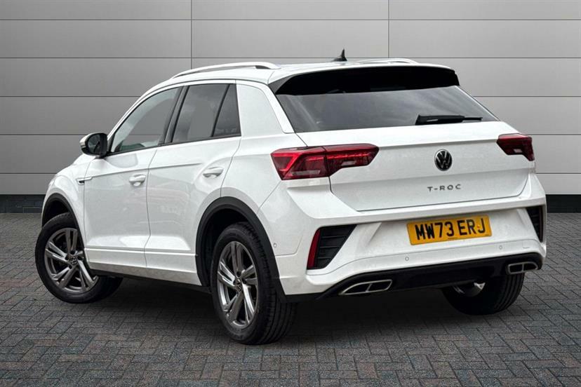 Volkswagen T-Roc 1.5 Tsi R-line MW73ERJ White #3