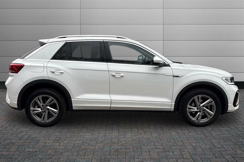 Volkswagen T-Roc 1.5 Tsi R-line MW73ERJ White #4