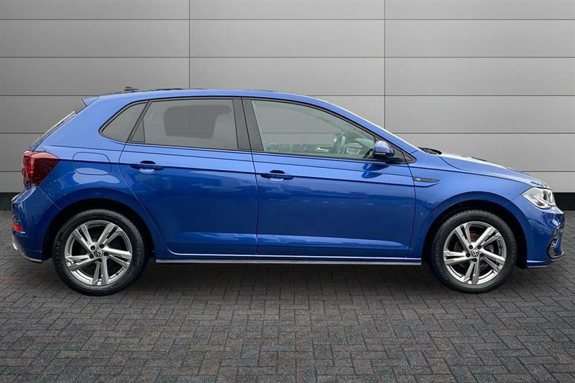 Volkswagen Polo 1.0 Tsi R-line DE23VVK Blue #4