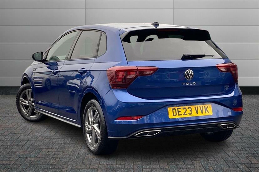 Volkswagen Polo 1.0 Tsi R-line DE23VVK Blue #3