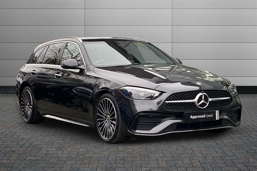 Mercedes-Benz C Class C300 Amg Line Premium Plus 9G-tronic Grey