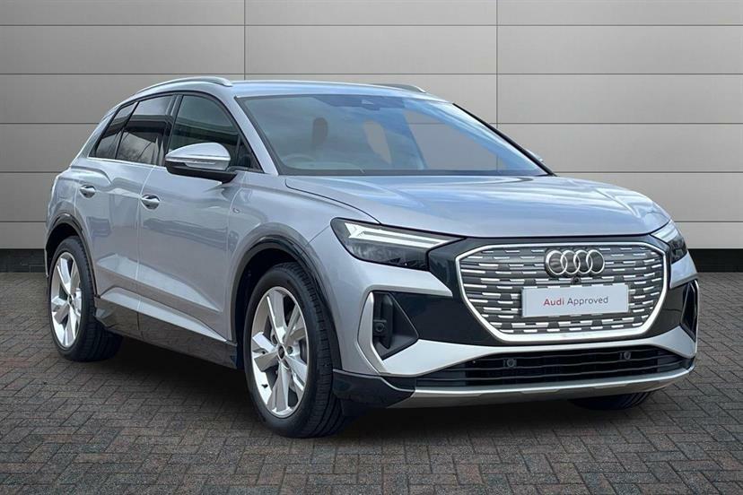 Audi Q4 E Tron 210Kw 45 Quattro 82Kwh S Line Leather Silver