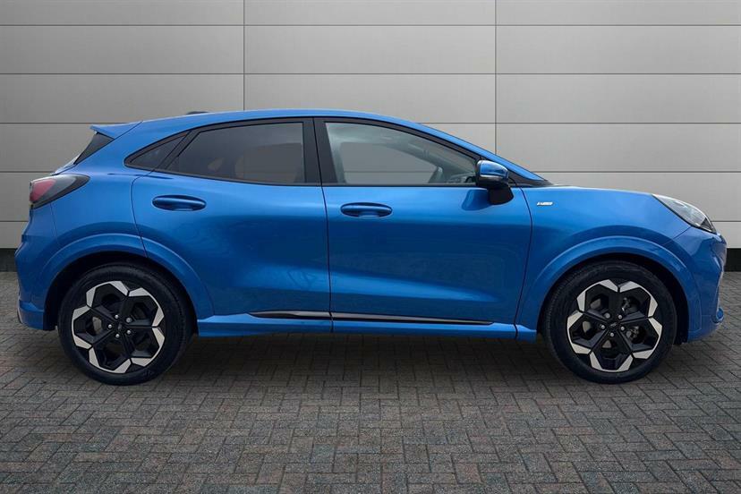 Ford Puma 1.0 Ecoboost Hybrid Mhev St-line X RE74DFG Blue #4