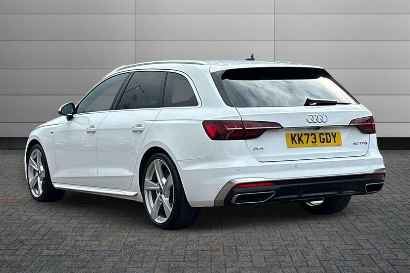 Audi A4 40 Tfsi 204 S Line S Tronic KK73GDY White #3