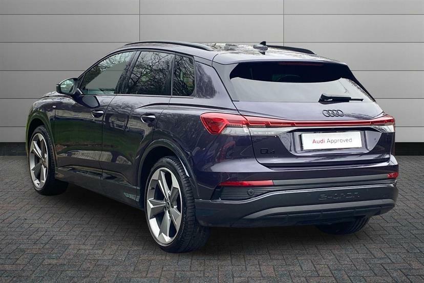 Audi Q4 E Tron 210Kw 45 82Kwh Black Edition WO75KPZ Grey #3