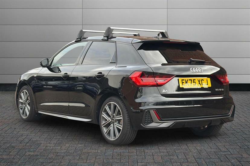 Audi A1 30 Tfsi S Line S Tronic EK75XCJ Black #3