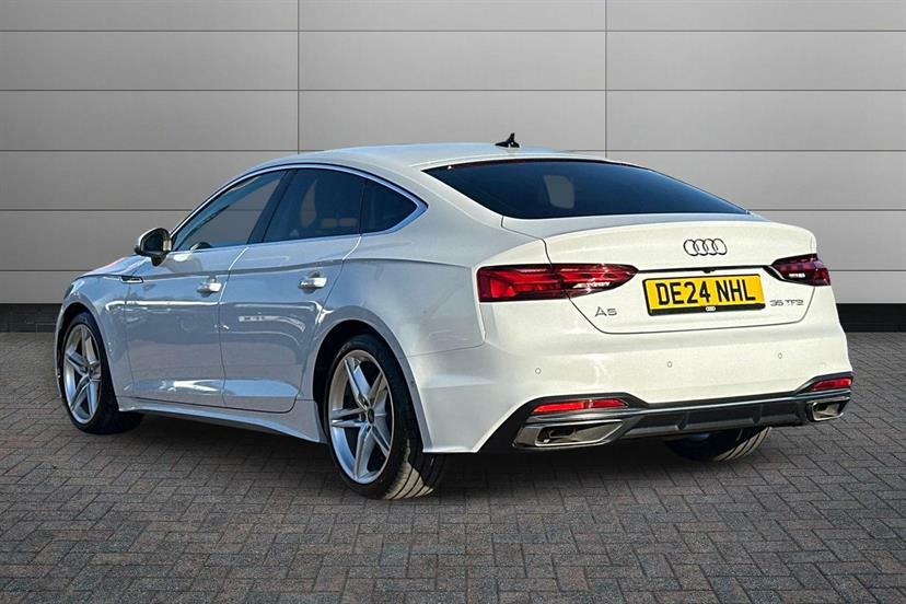 Audi A5 35 Tfsi Sport S Tronic Tech Pack DE24NHL White #3