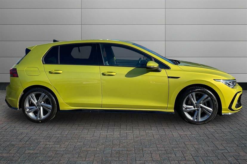 Volkswagen Golf 2.0 Tdi 150 R-line Dsg WM73TYD Yellow #4