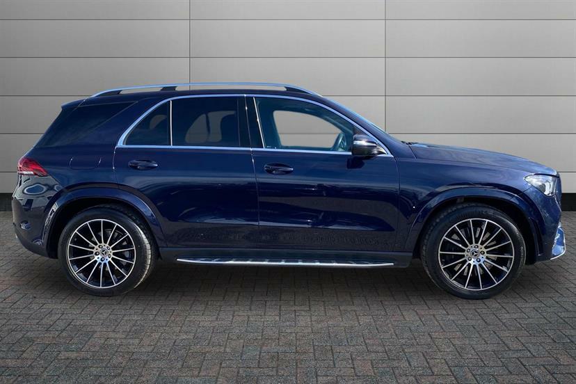 Mercedes-Benz GLE Class 350De 4Matic Amg Line Premium 9G-tronic Blue #3
