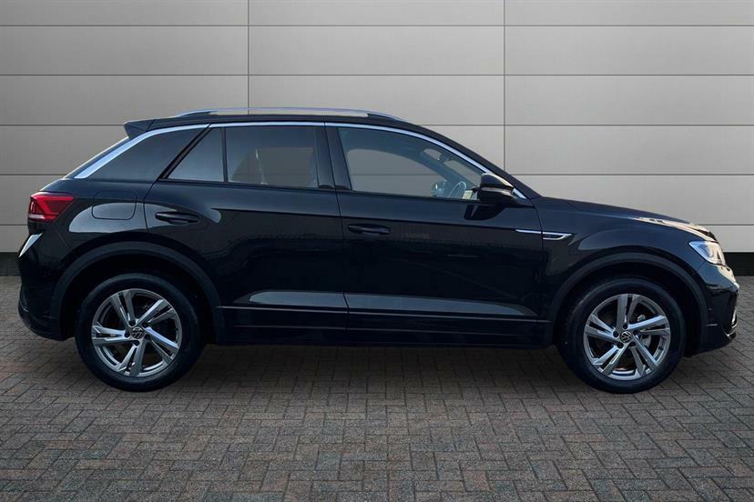 Volkswagen T-Roc 1.5 Tsi R-line Dsg GK75EYP Black #4