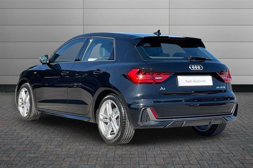 Audi A1 25 Tfsi S Line ME72DDX Black #3