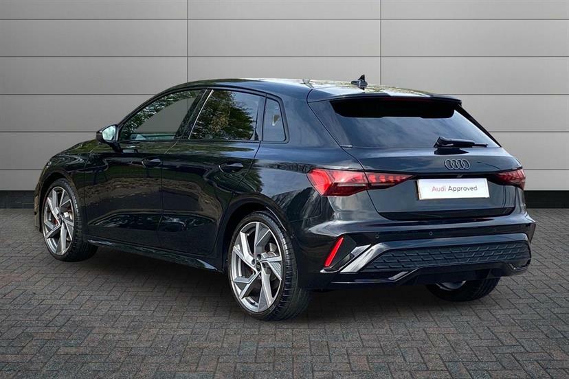 Audi A3 35 Tfsi Black Edition S Tronic Tech Pack WN25KKM Black #3