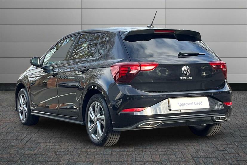 Volkswagen Polo 1.0 Tsi 110 R-line Dsg YO73JYJ Black #3